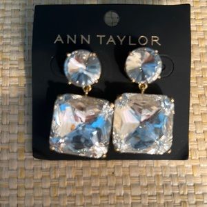 Beautiful sparkly drop earrings by Ann Taylor! NWT never worn